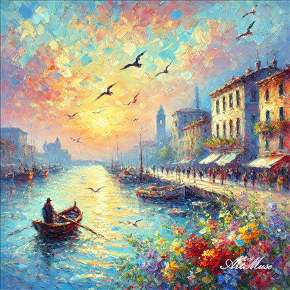 Sunset Harbor Serenity