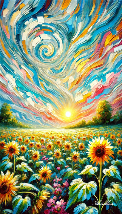Dancing Sunflower Fields