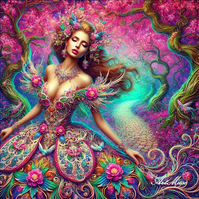 Mystical Blooming Enchantment