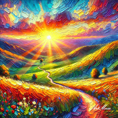 Ethereal Sunset Stroll