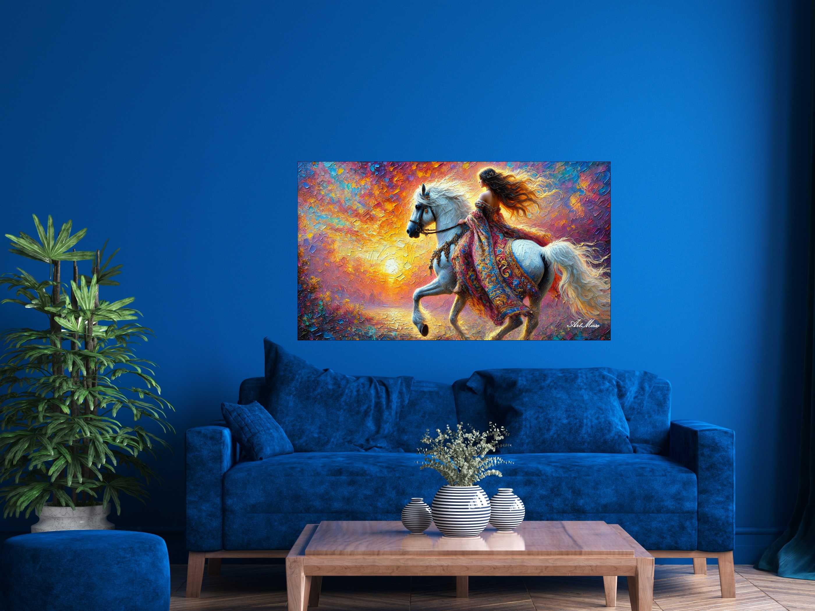Golden Gallop at Sunset