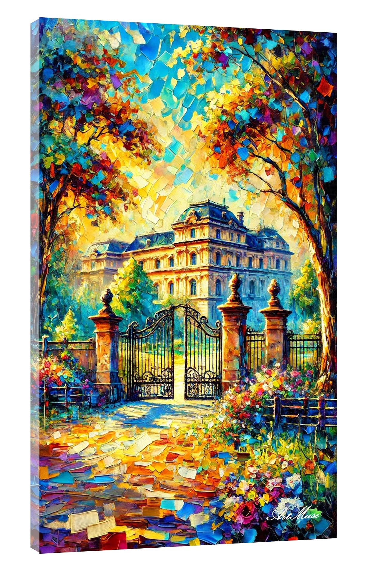Majestic Gates and Shadows