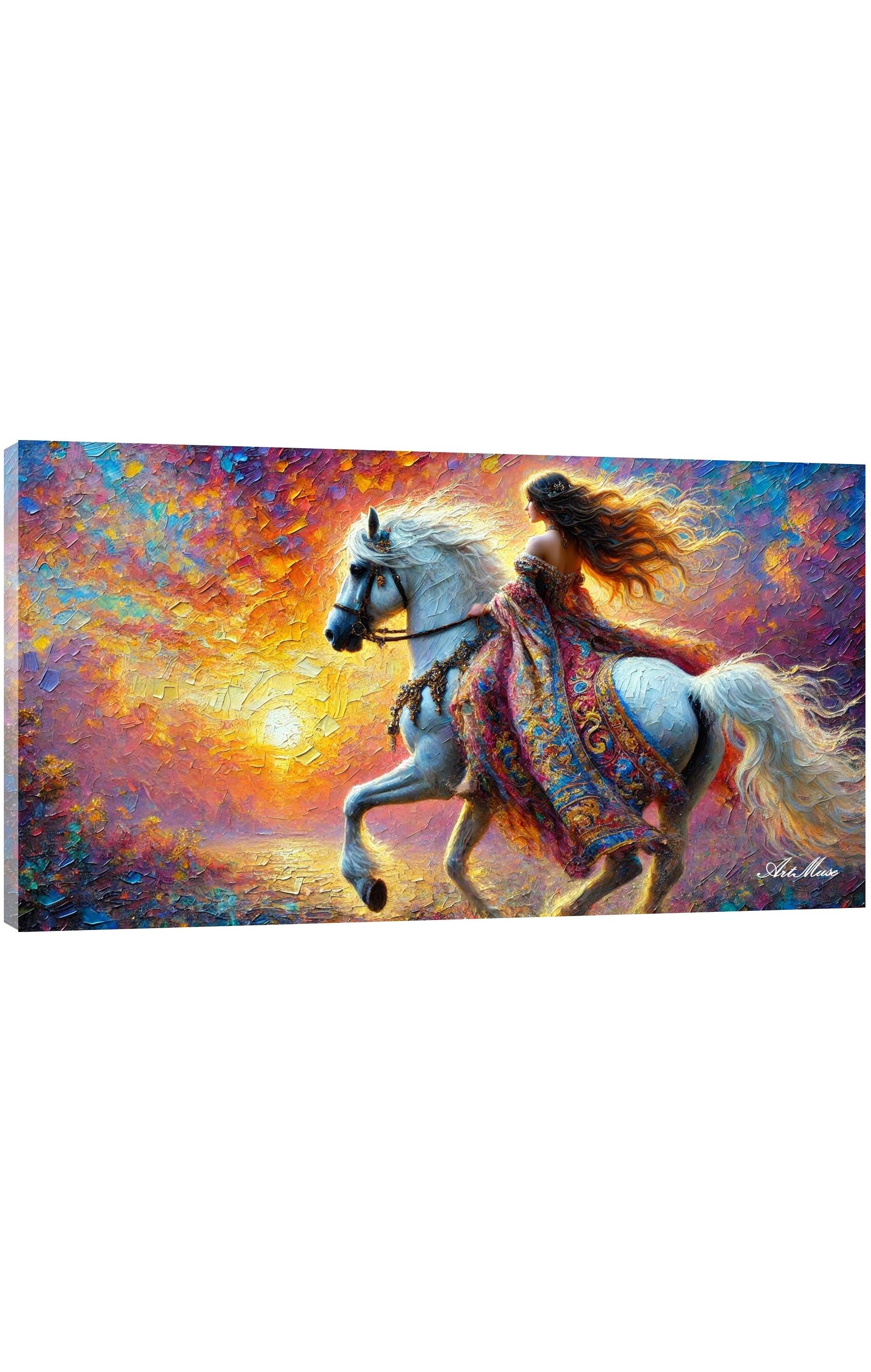 Golden Gallop at Sunset