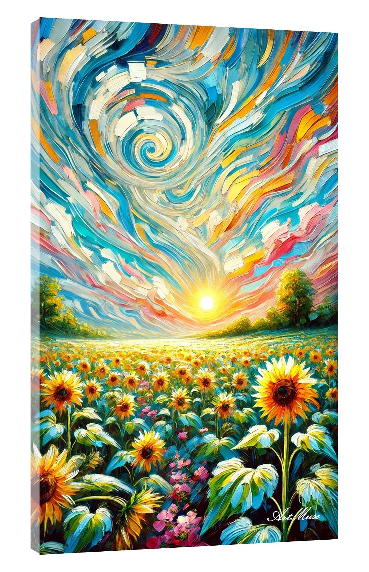 Dancing Sunflower Fields